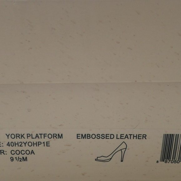 NIB MICHAEL KORS MK 40H2YOHP1E COCOA PLATFORMS 9.5 - Picture 6 of 8
